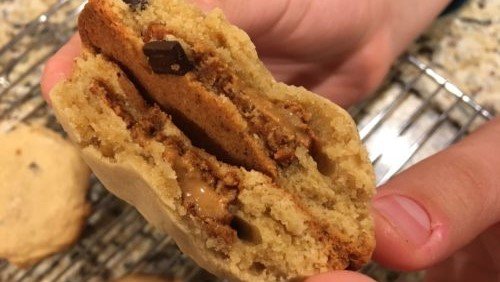 Stuffed Biscoff Lotus Cookie Butter Cookie With California Gourmet Chocolate Chips