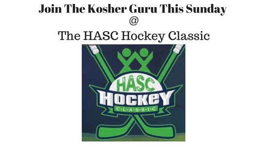 Join the Kosher Guru This Sunday @ HASC Hockey Classic