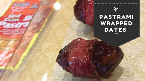 Pastrami wrapped Dates