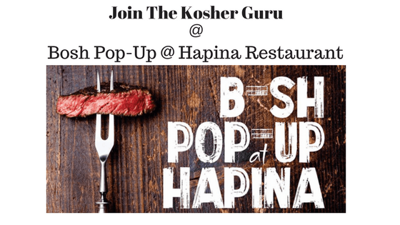 Bosh Pop-Up @ Hapina Restaurant