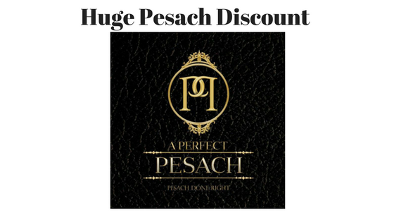 Huge Pesach Discount