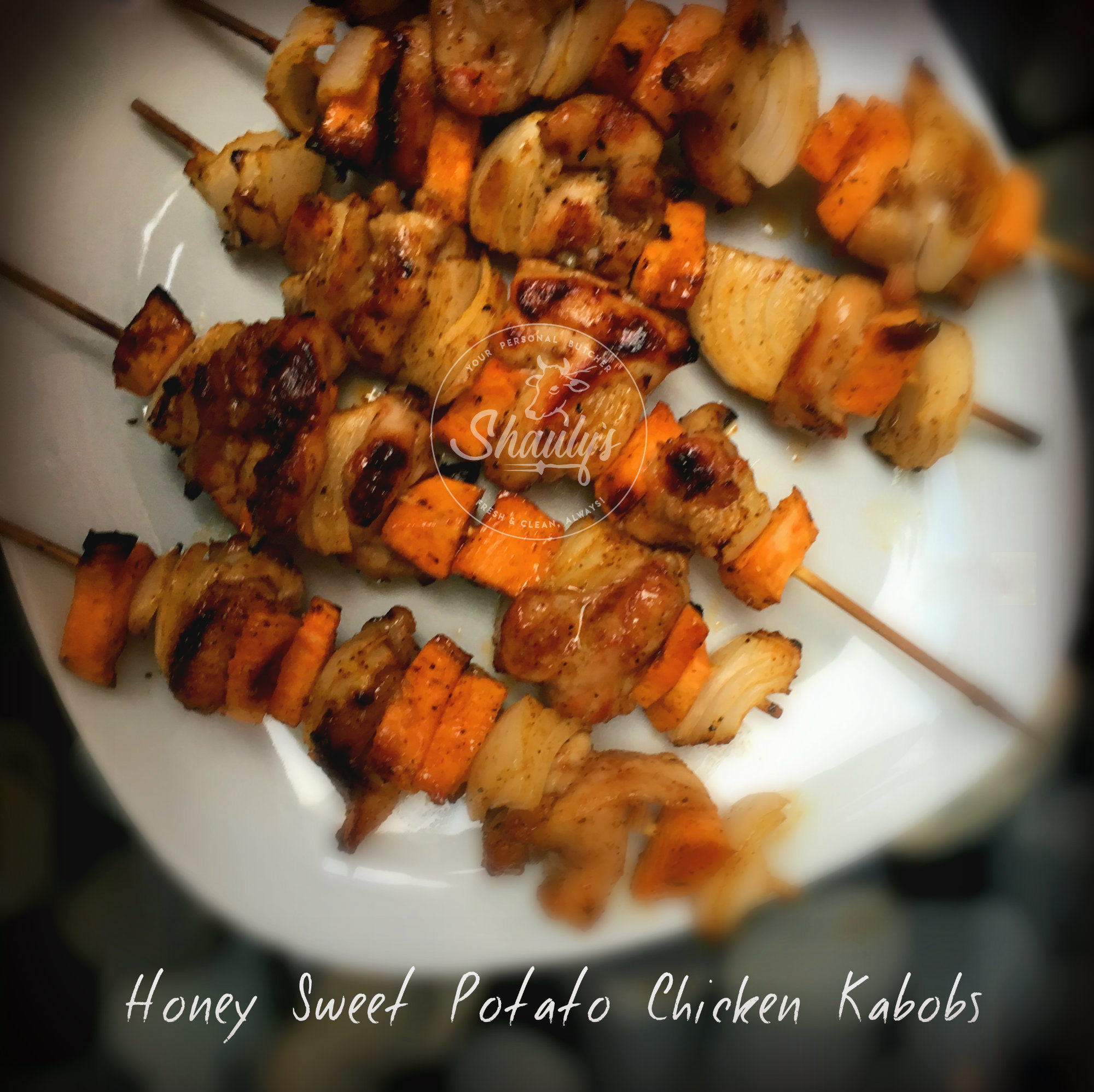 Honey Sweet Potato Chicken Kabobs