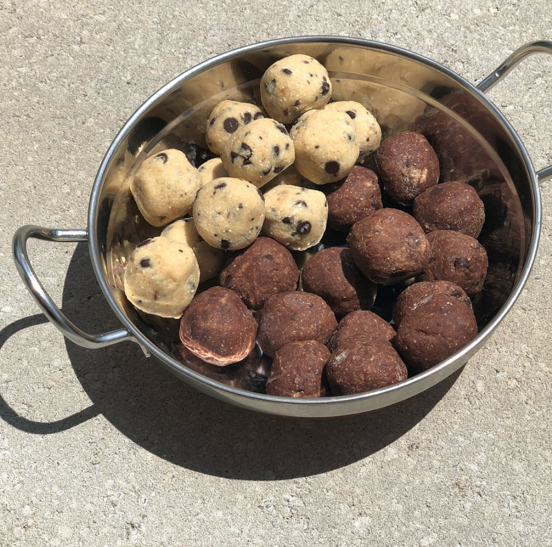 Healthier Edible Cookie Dough by Ida Levy | @kitchenaccomplished