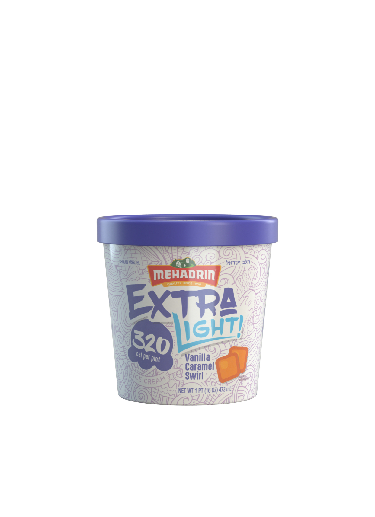 Mehadrin Extra Light Ice Cream