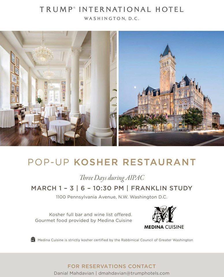 Kosher Pop Up Restaurant Comes To Washington D.C!