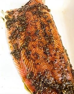 Trout with Coriander Seeds & Za’atar by Dalia Haber|@fastfoodmystyle