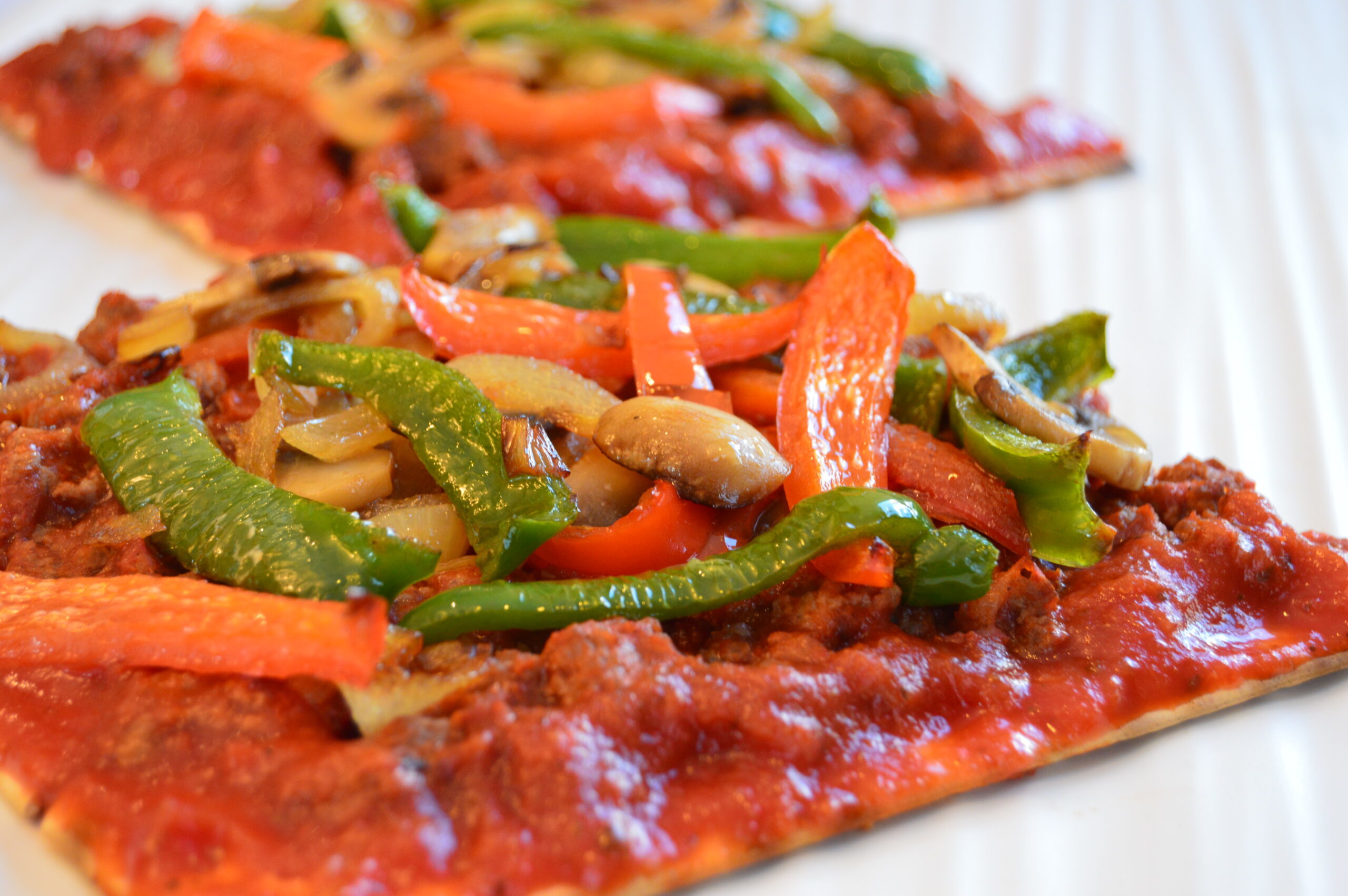 Meat Matzah Pizza by Devorah Kahan and Rachel Moskowitz|@d.e.v.inefoods & @cookcodecreate