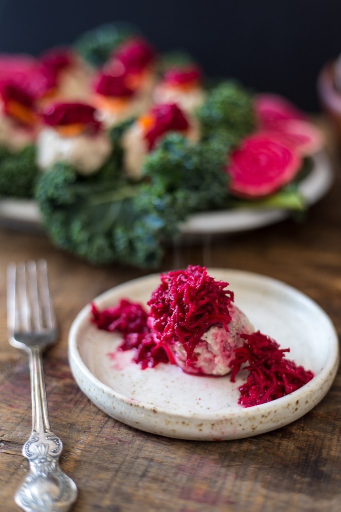 Authentic Polish Gefilte Fish with Beet Chrein by Ksenia Prints|@immigrantstable