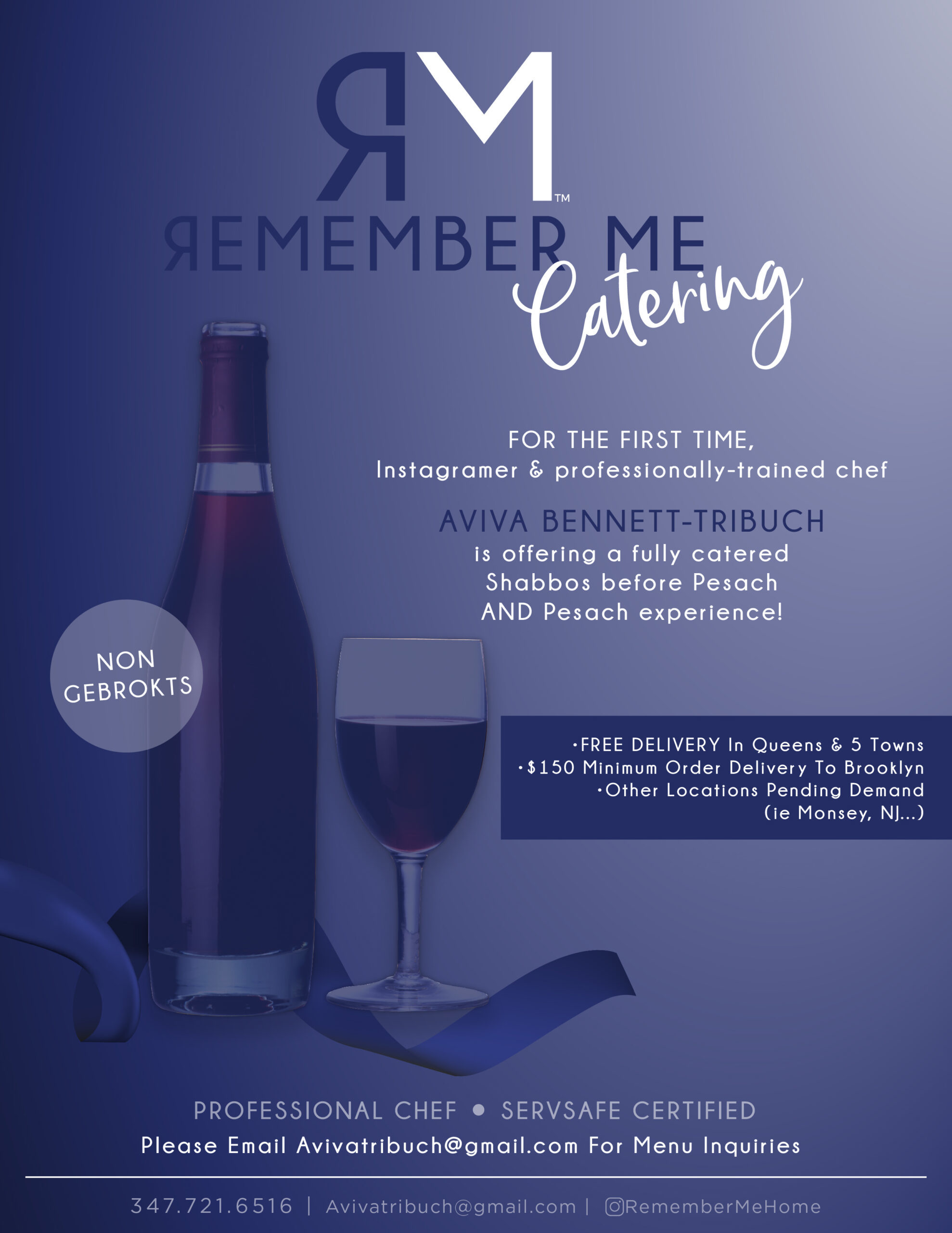 Remember Me Pesach Catering