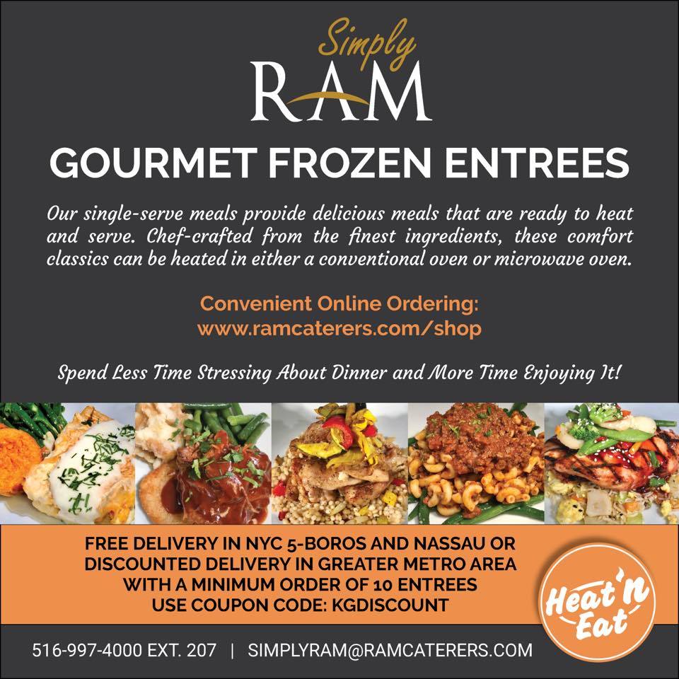 Ram Caterers’s Gourmet Frozen Entrées!