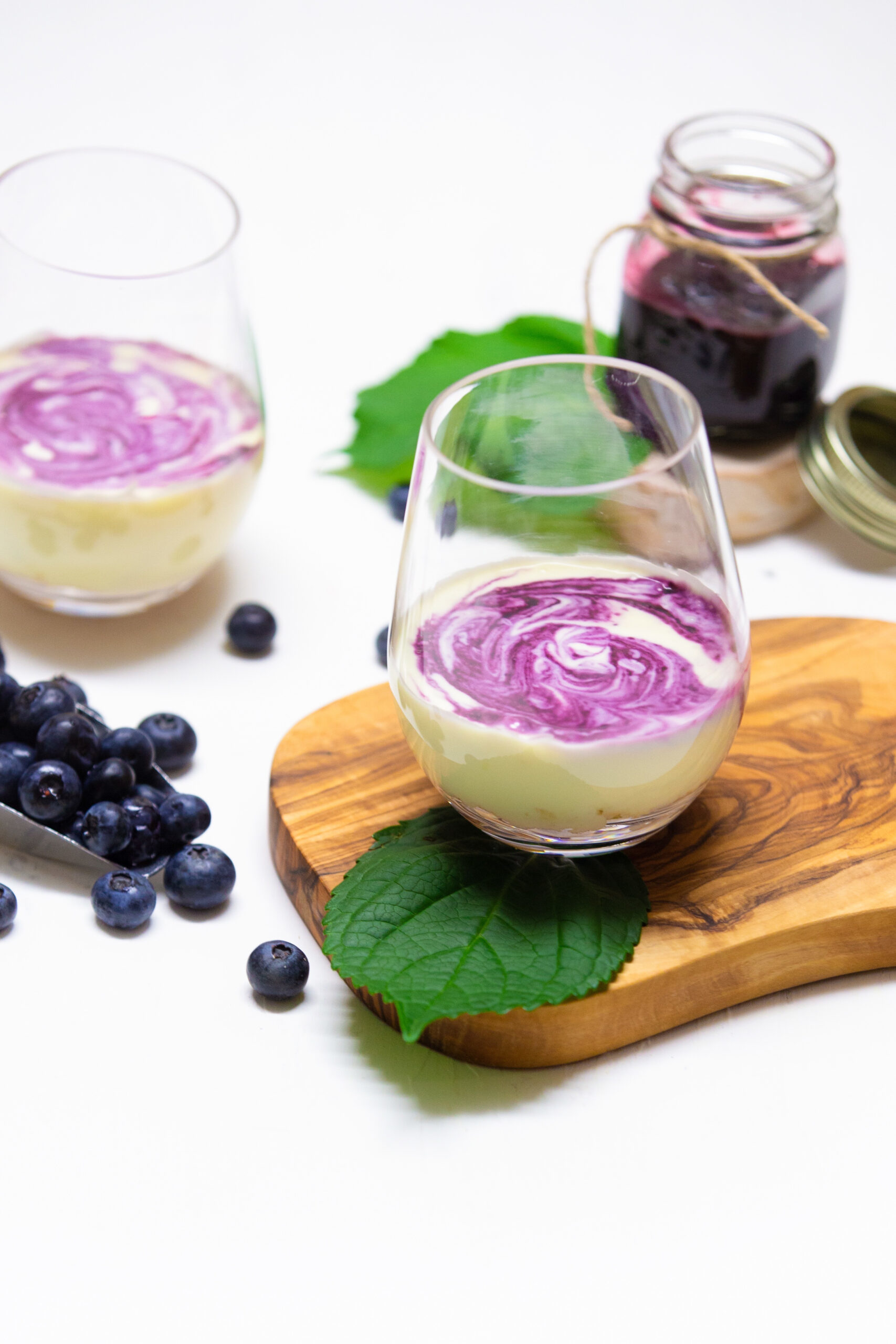 Blueberry Bourbon Cheese Cups by Charnie Kohn|@the.seasoned.palate