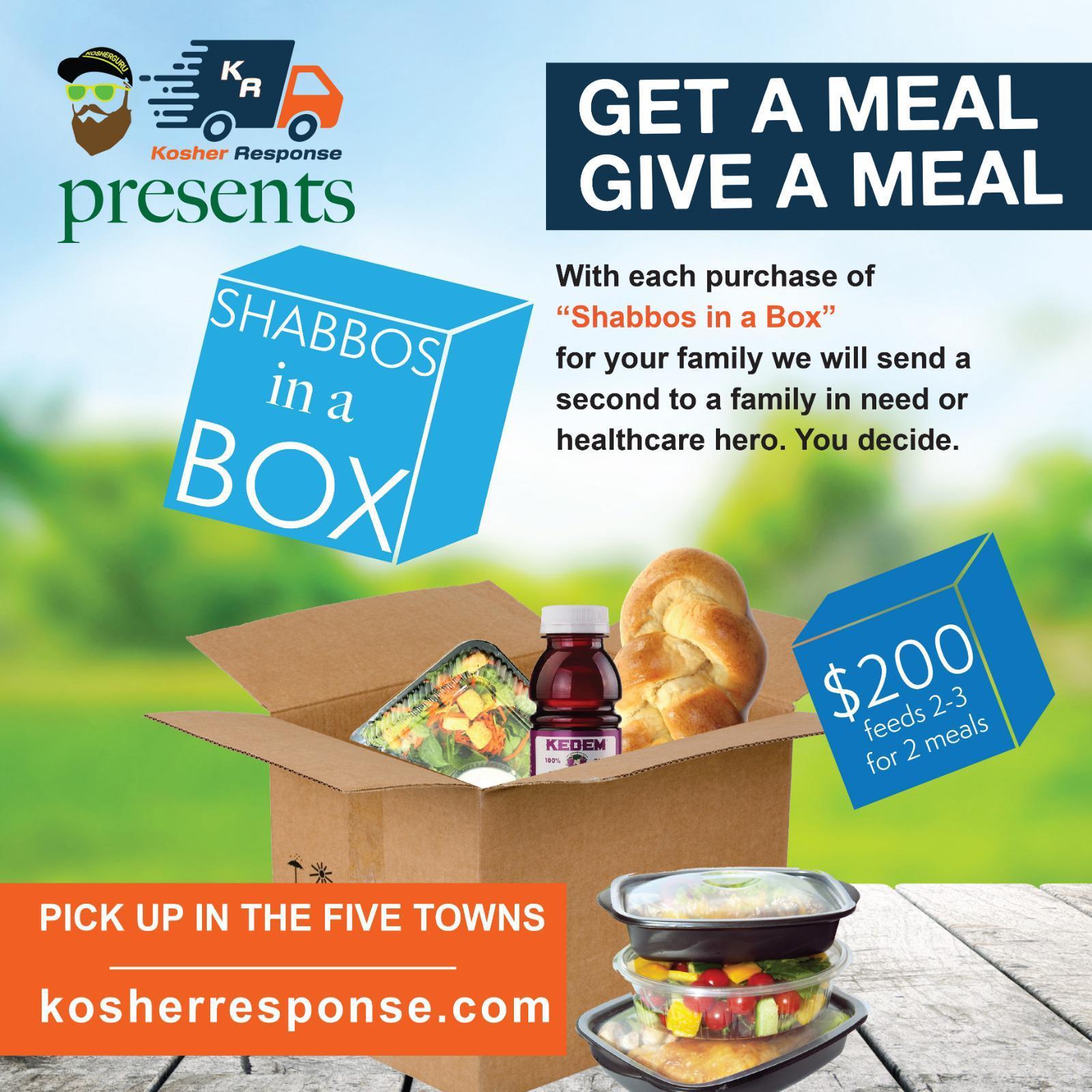 Kosher Response “Shabbos in a Box”!