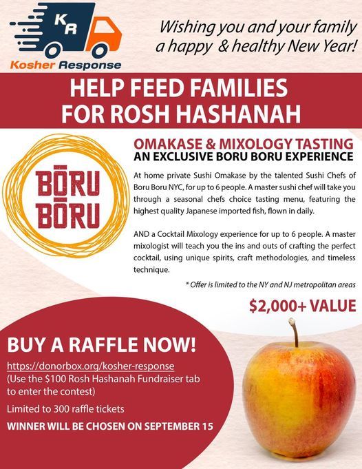 Help Feed Families For Rosh Hashanah