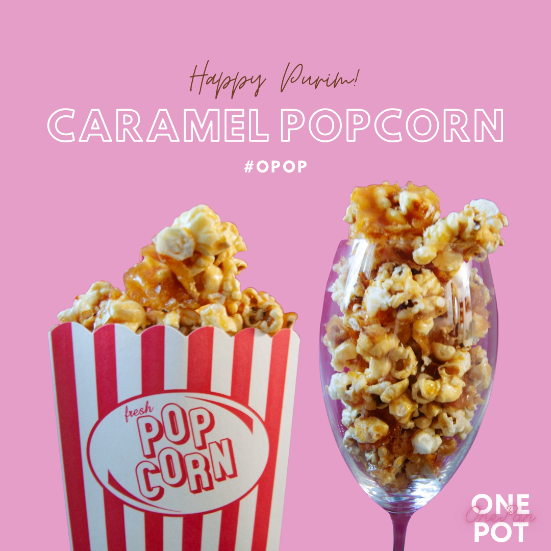 Caramel POPcorn by Devorah and Rachel | @onepotonepan
