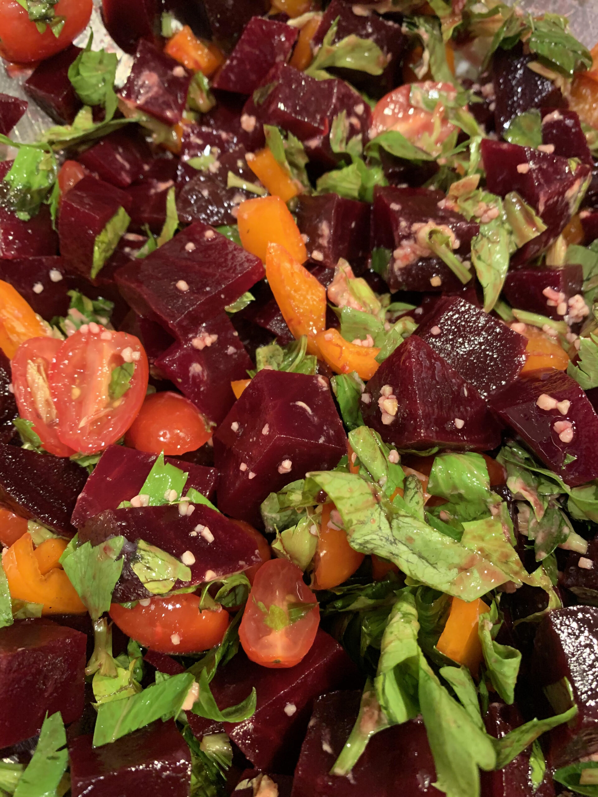 Colorful Beet Salad by Dr. Rachael Schindler | @drrachaelschindler