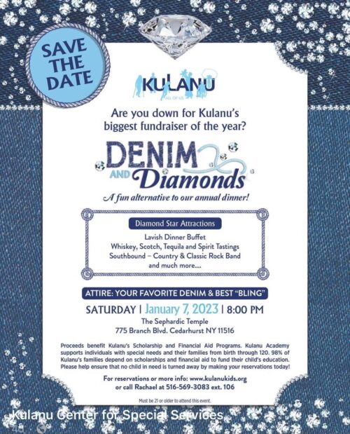 Kulanu Denim and Diamonds Annual Dinner – January 7, 2023
