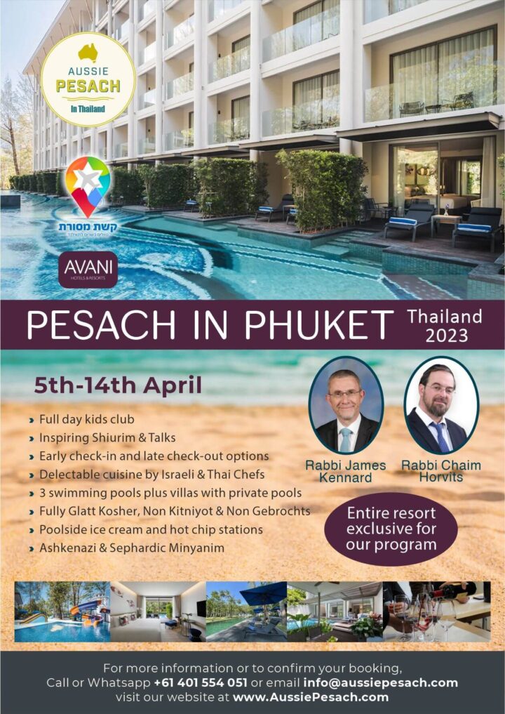 Celebrate Pesach 2023 in Thailand